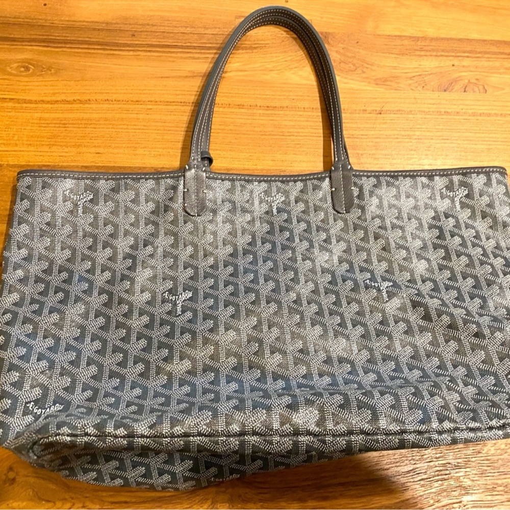 EUC🤍GOYARD ST. LOUIS PM TOTE BAG WITH INSERT AND DUSTBAG - Picture 8 of 14